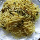 ペペロン風の野沢菜パスタ